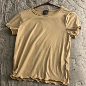 3/$25 Nude Tan stretchy soft tee